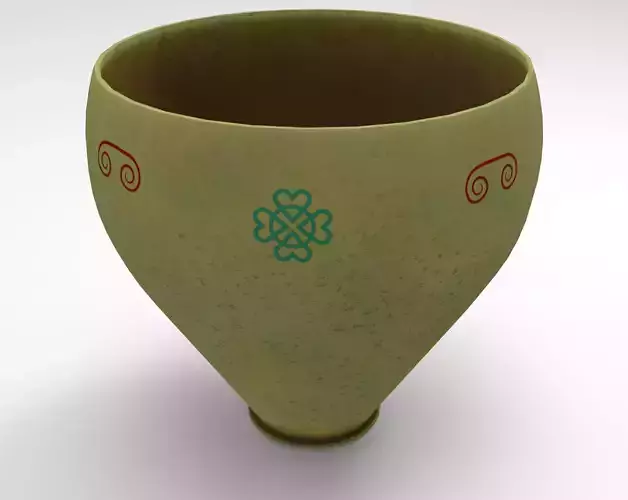 Ancient  Pots Low poly 3D model