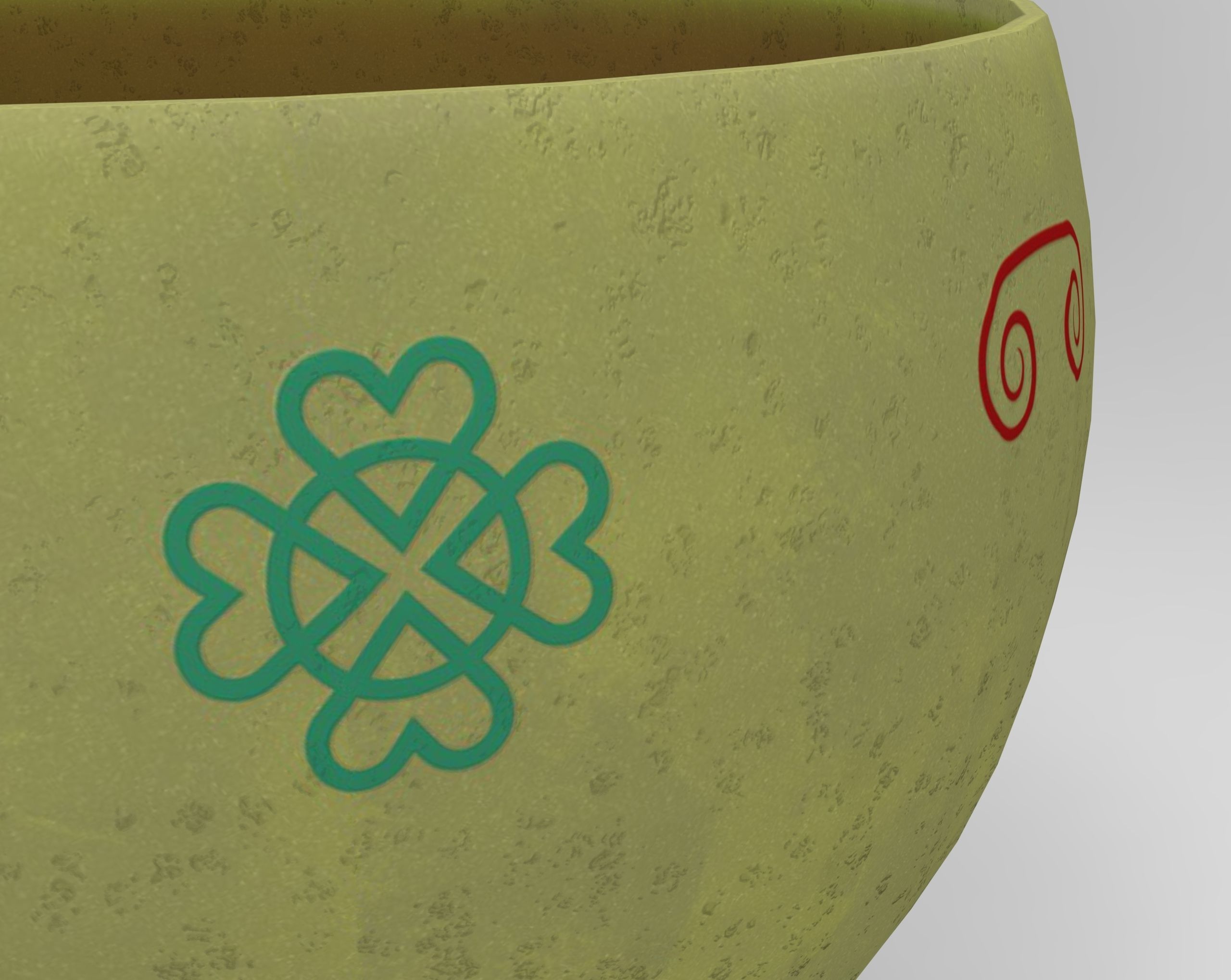 Ancient  Pots Low poly 3D model Low-poly 3D model_3