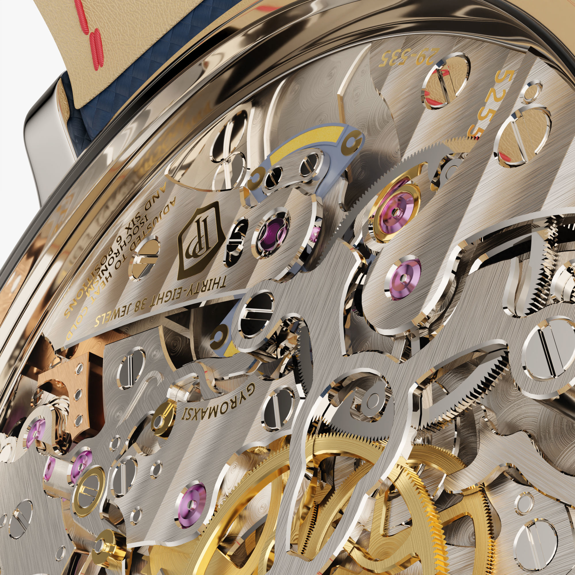 Patek Philippe REF-5470P-001 3D model_14