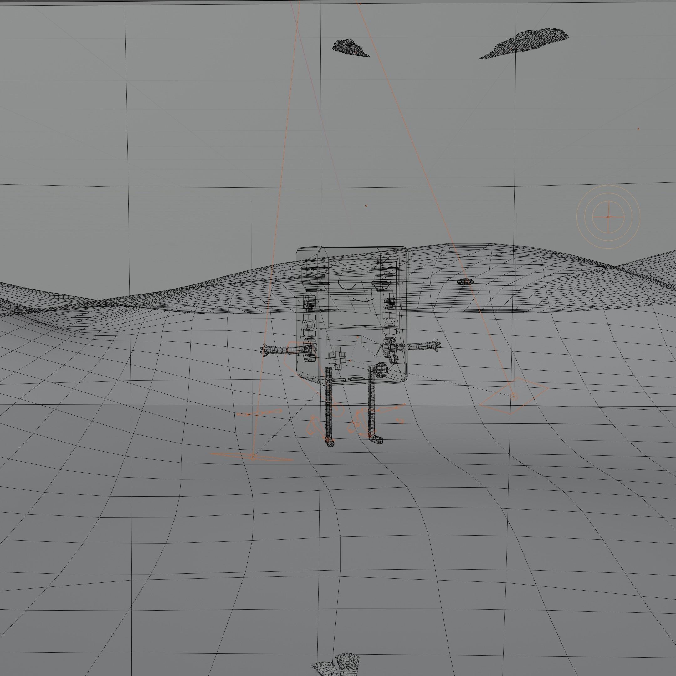 BMO cute rig blender Low-poly 3D model_2