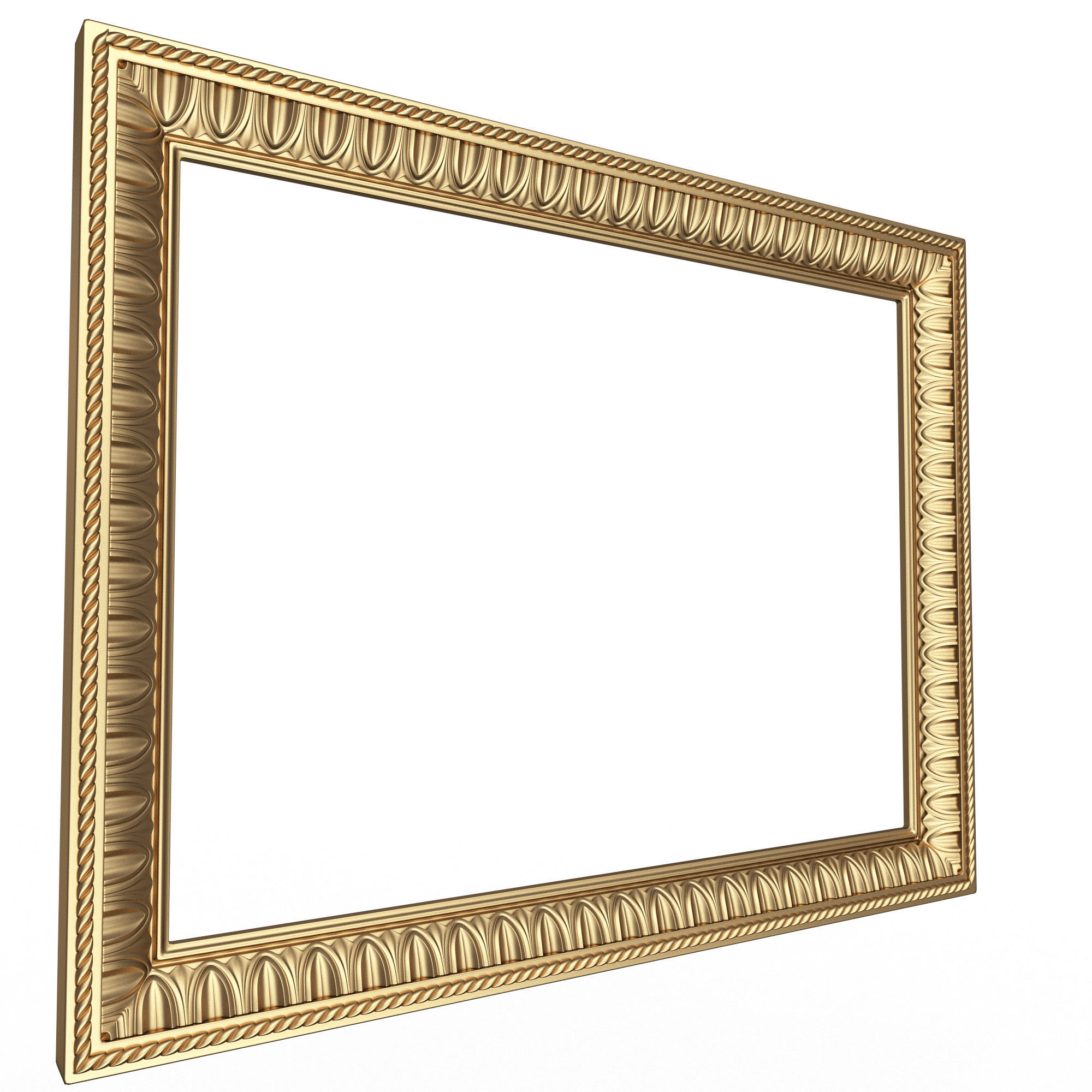 Classic Frame 035 Low-poly 3D model_1