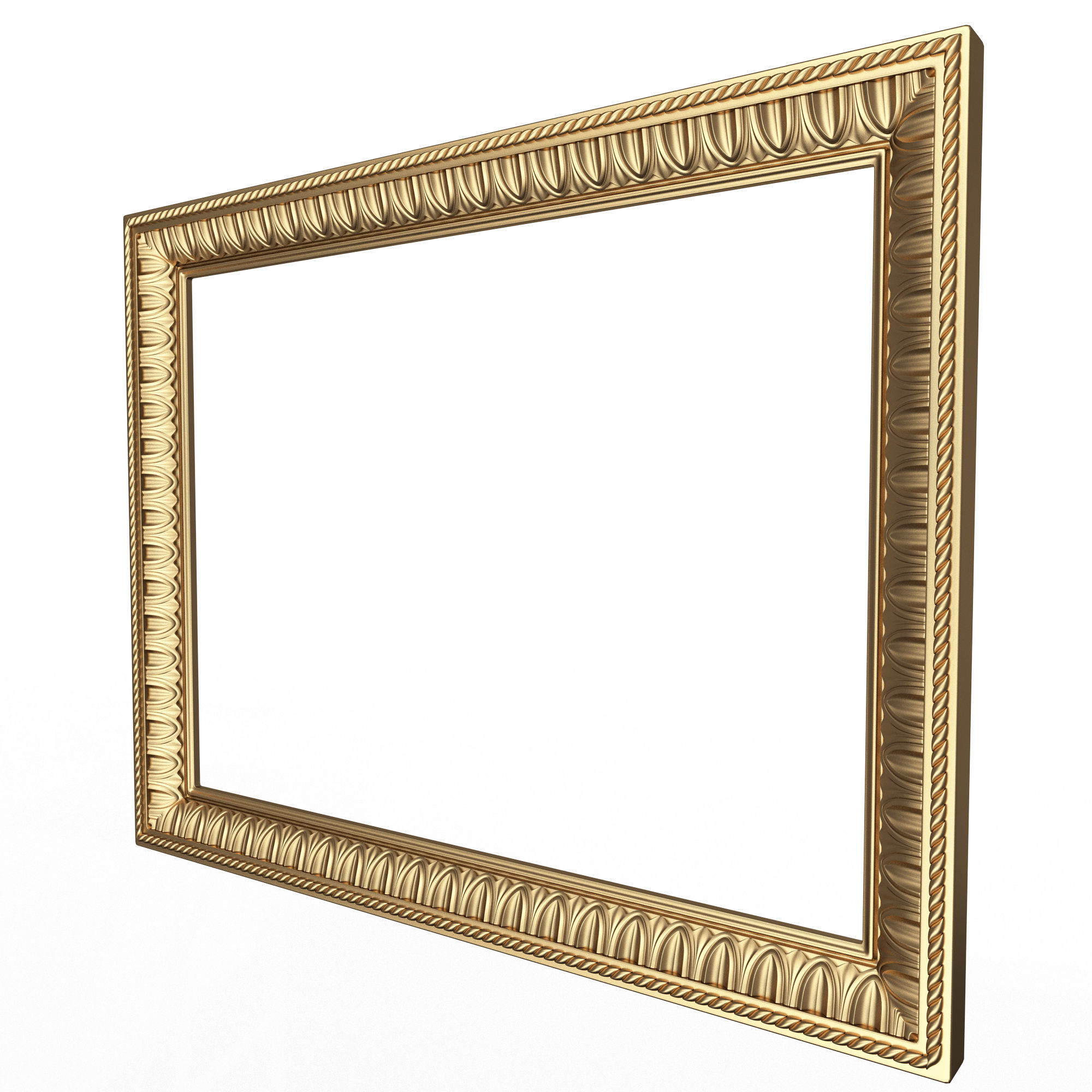 Classic Frame 035 Low-poly 3D model_2