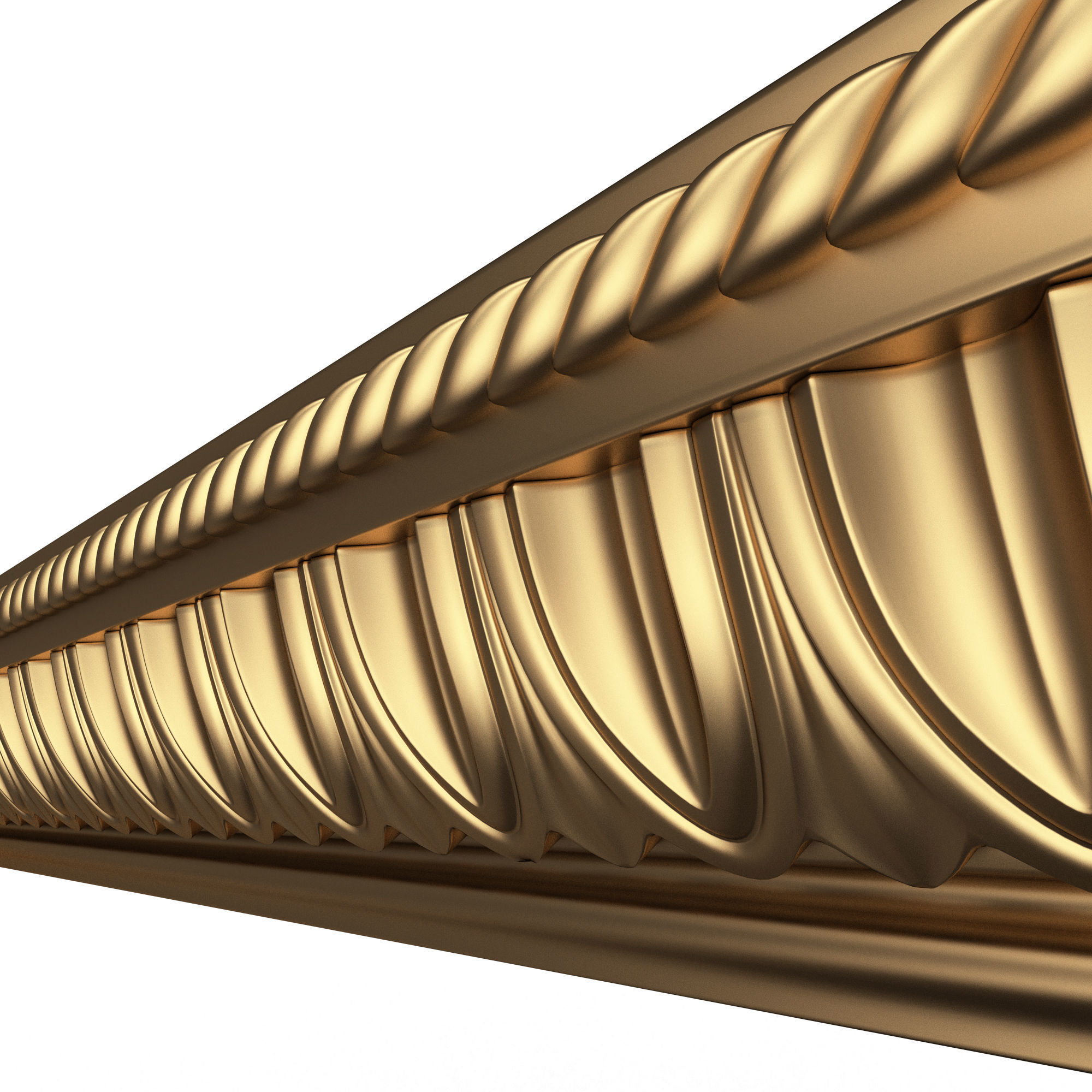 Classic Frame 035 Low-poly 3D model_4