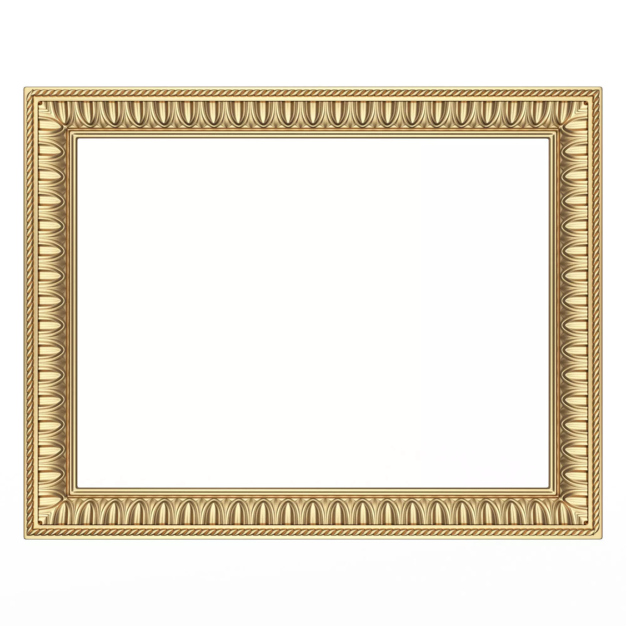 Classic Frame 035 Low-poly 3D model_0