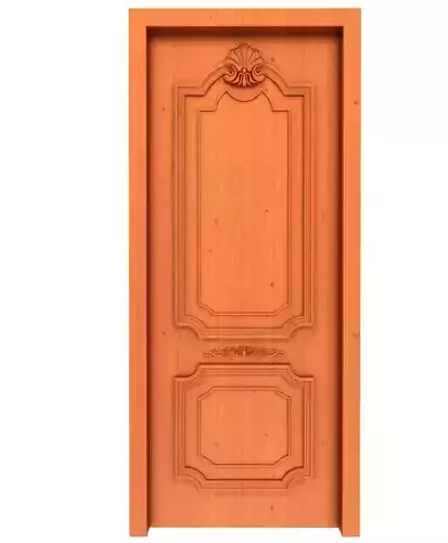 3d door wooden design