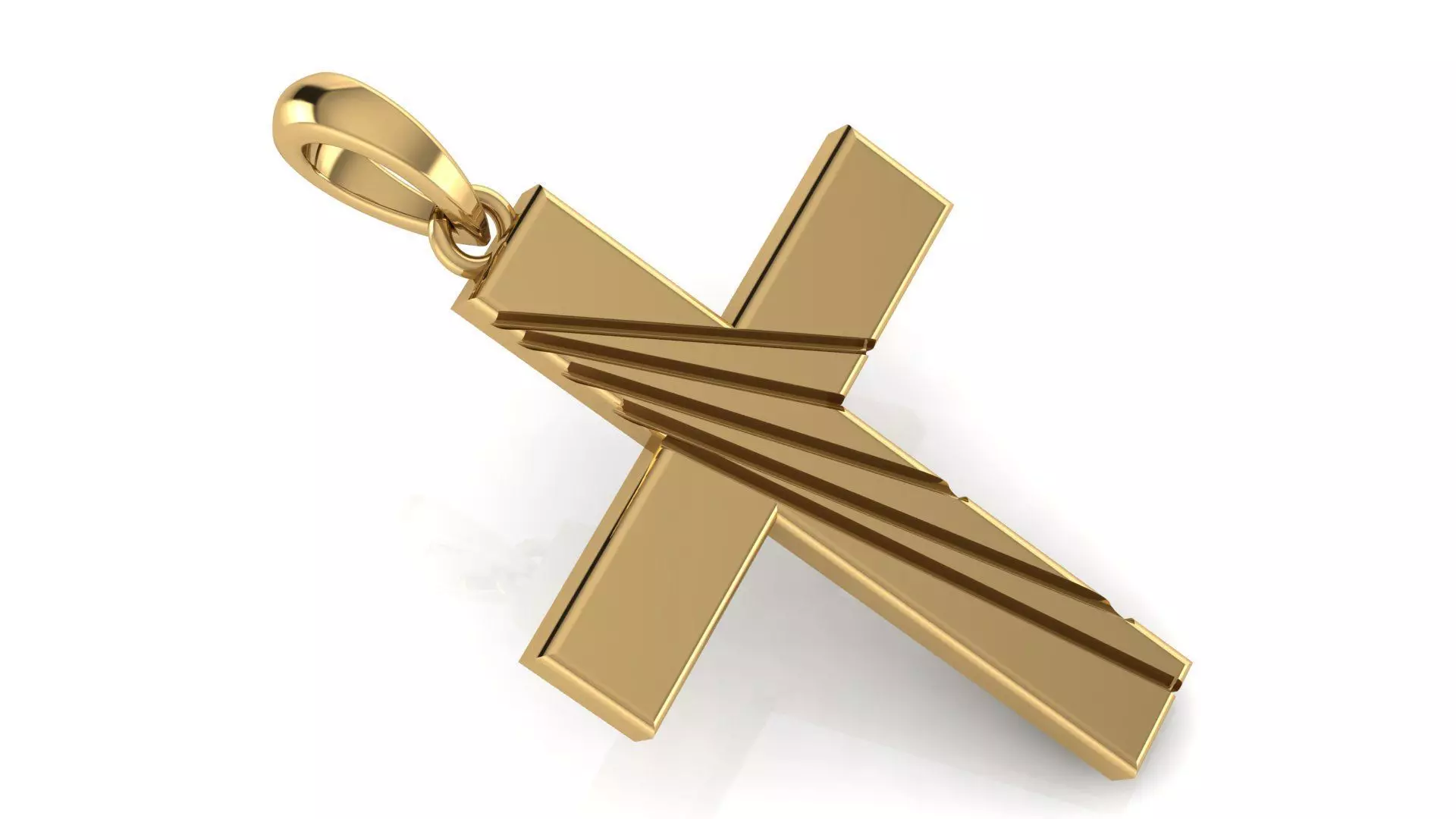 CROSS PENDANT CR133 3D print model_0