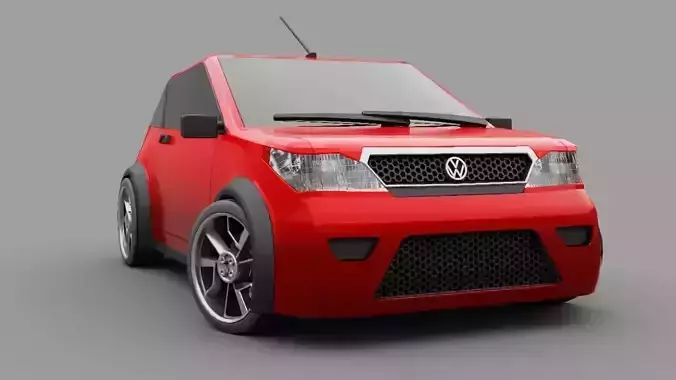 Concept 90s car 3D model