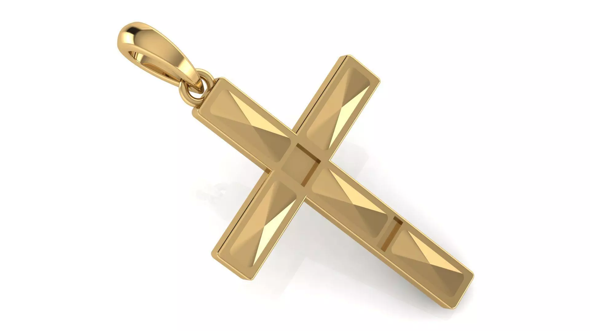 CROSS PENDANT CR136 3D print model_0