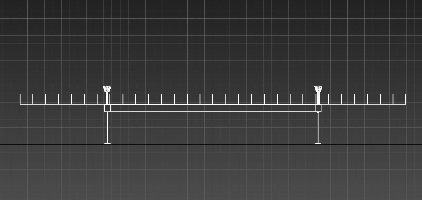 Suspended plastic hexagon ceiling 3D model_11