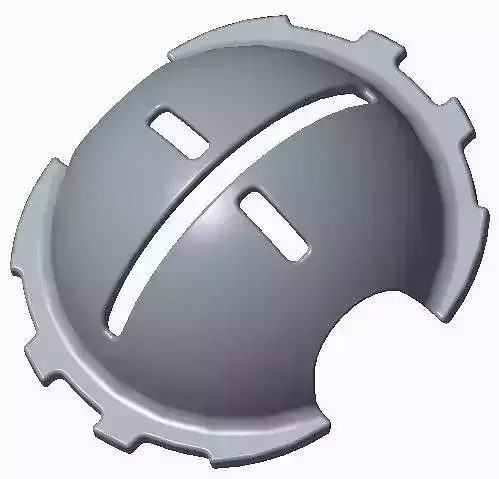 Golf Ball Marking Alignment Tool Dashed Cross Line