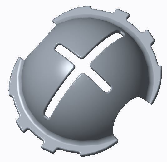 Golf Ball Alignment Marking Tool Putting 6 Designs 3D print model_5