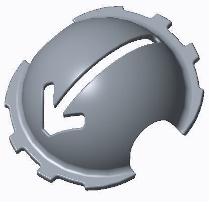 Golf Ball Alignment Marking Tool Putting 6 Designs 3D print model_1