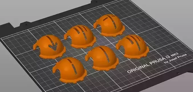 Golf Ball Alignment Marking Tool Putting 6 Designs 3D print model