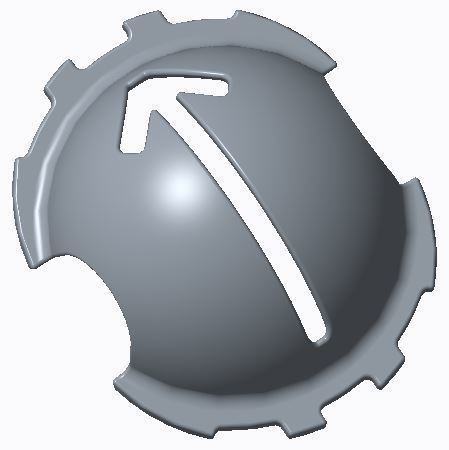 Golf Ball Alignment Marking Tool Putting 6 Designs 3D print model_3