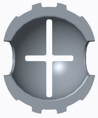 Golf Ball Alignment Marking Tool Putting 6 Designs 3D print model_8