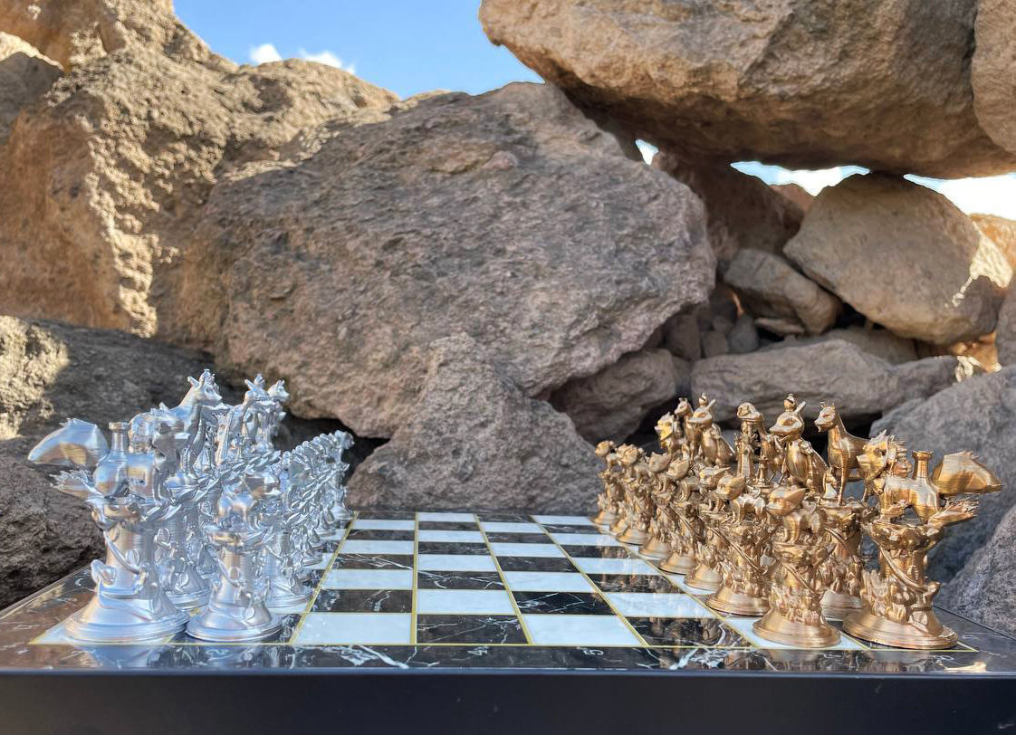 Pokemon Fire Edition Chess Set With Chess Bust 3D print model_4