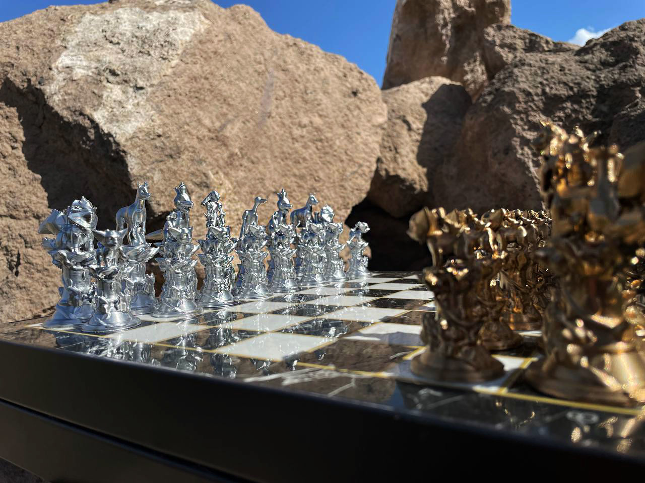 Pokemon Fire Edition Chess Set With Chess Bust 3D print model_3