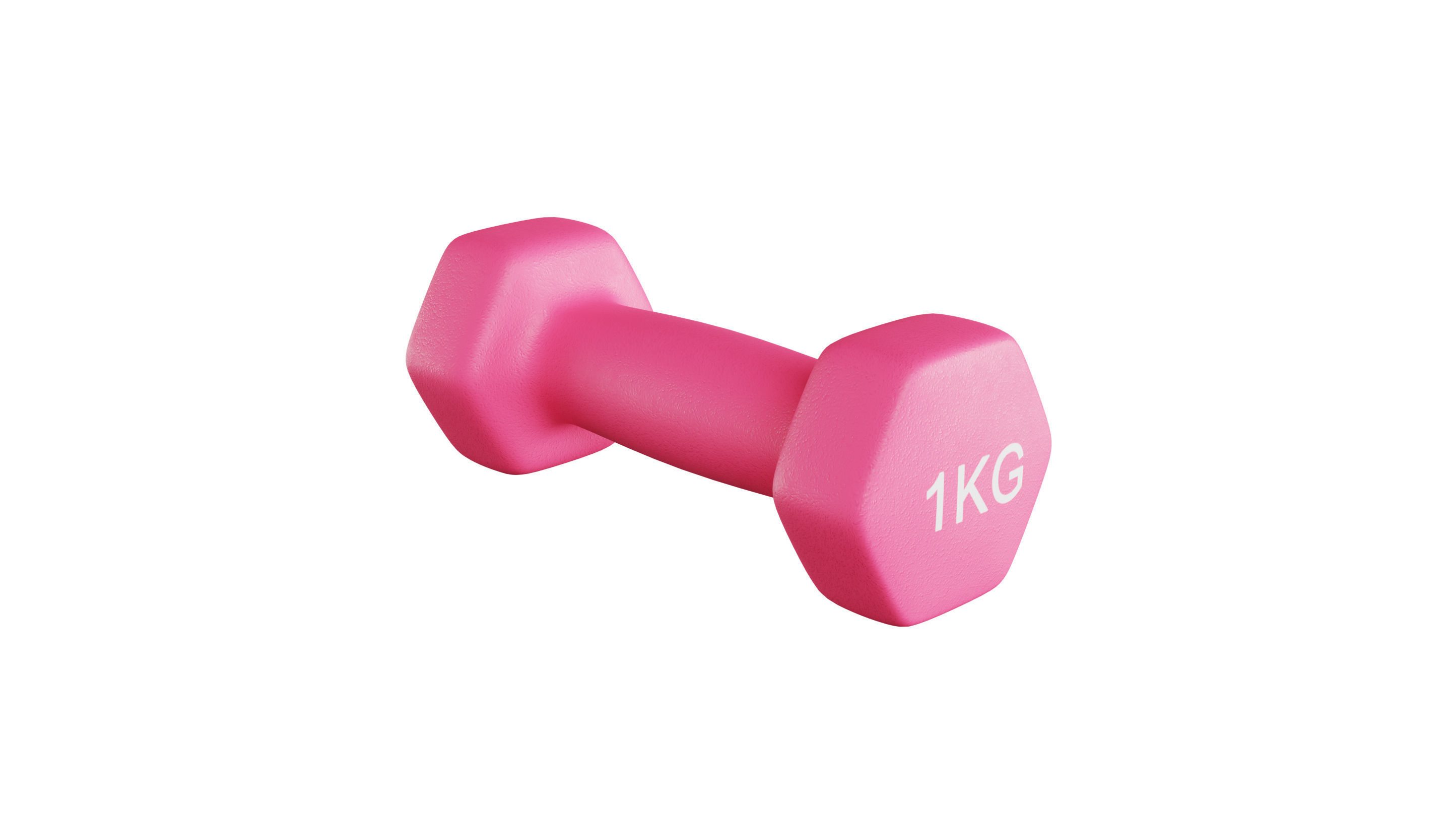 Dumbbells 1 2 3 and 4 KG 3D Model Collection_6