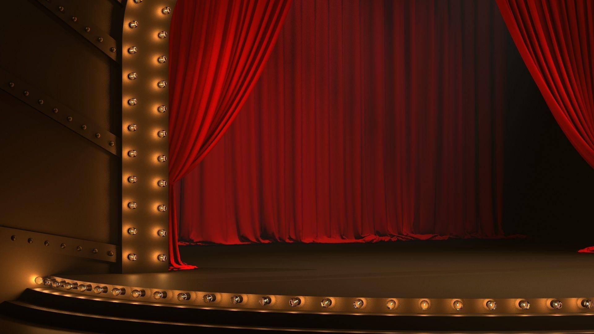 Cabaret scene 3D model_1