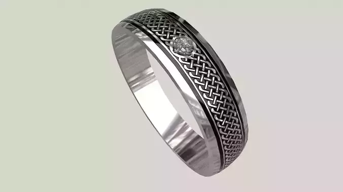 Nordic Silver Ring Celtic Knots
