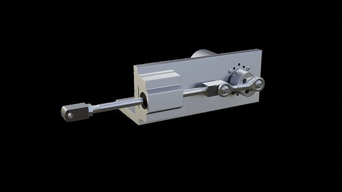 Reciprocating Cycling Linear Actuator Motor 3D model