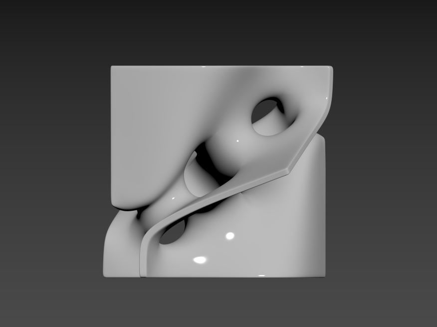 Minimal Plant Pot 3D print model_11