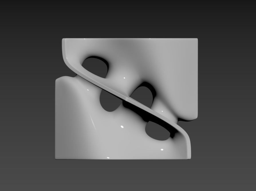 Minimal Plant Pot 3D print model_3