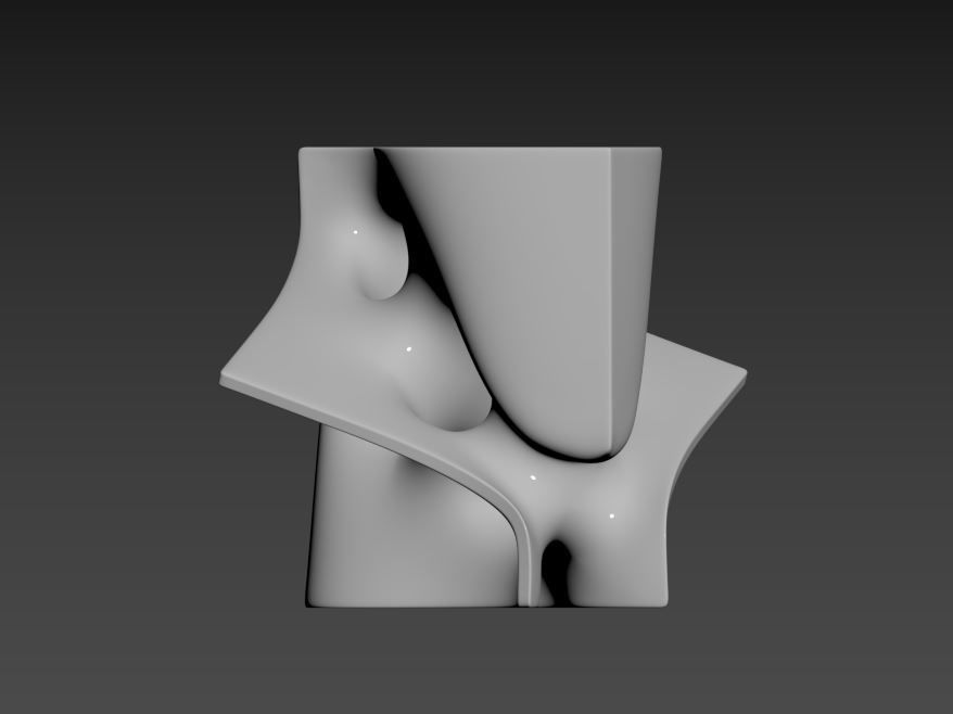 Minimal Plant Pot 3D print model_6