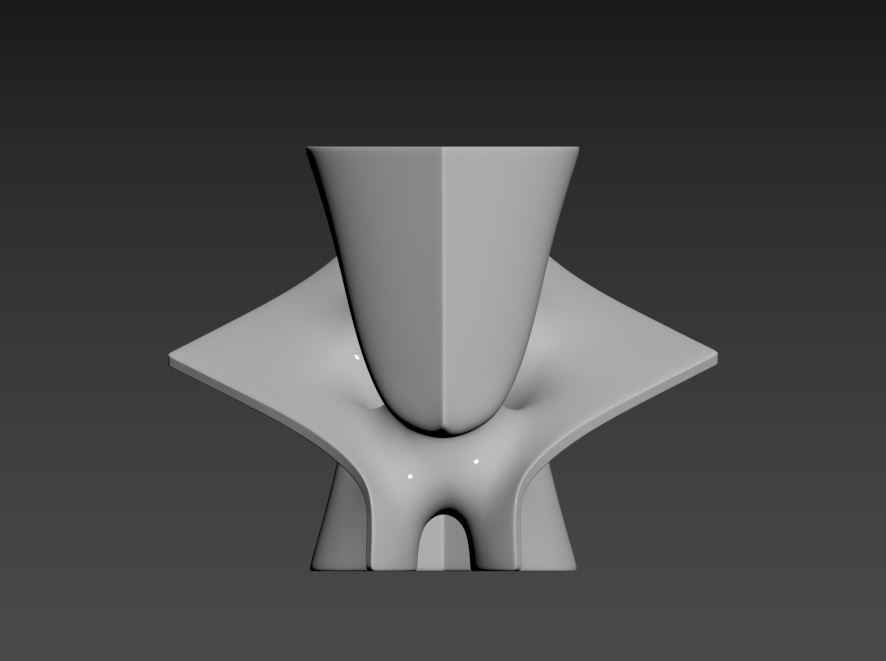 Minimal Plant Pot 3D print model_7