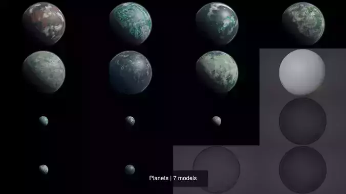 Planets planet 3D Model Collection