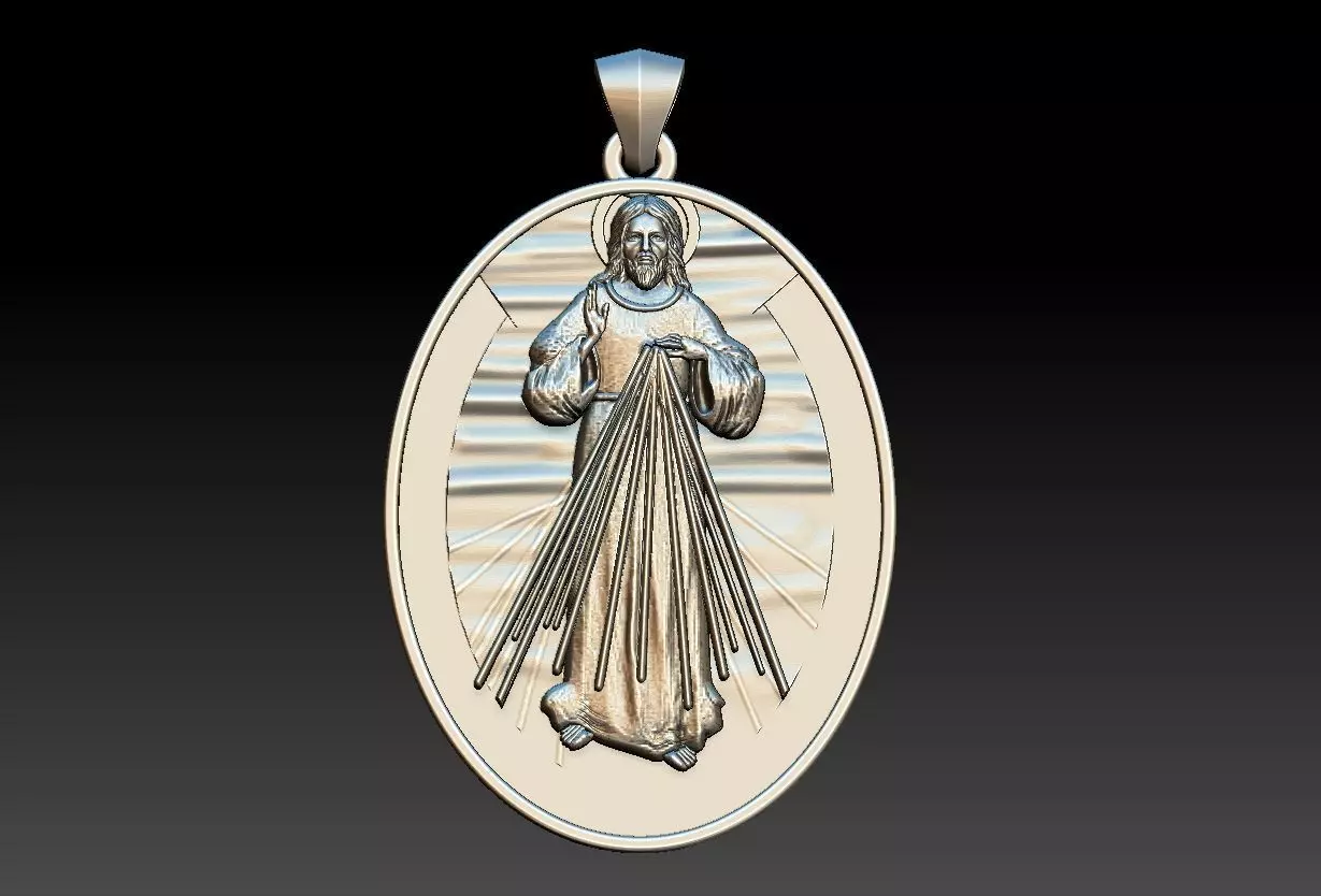 The Divine Mercy - Jesus Misericordioso 3D print model