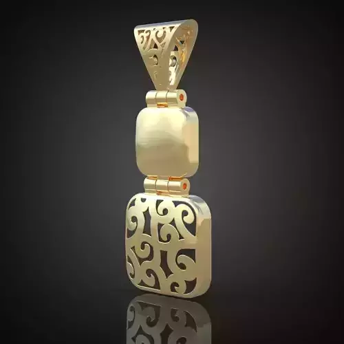 Pendant 3D model 3D printable 0040  model10
