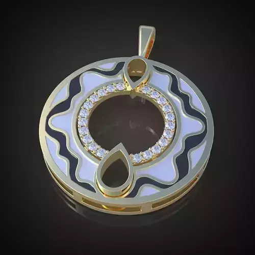 My Exclusive Pendant  3D 0046 printable model-10