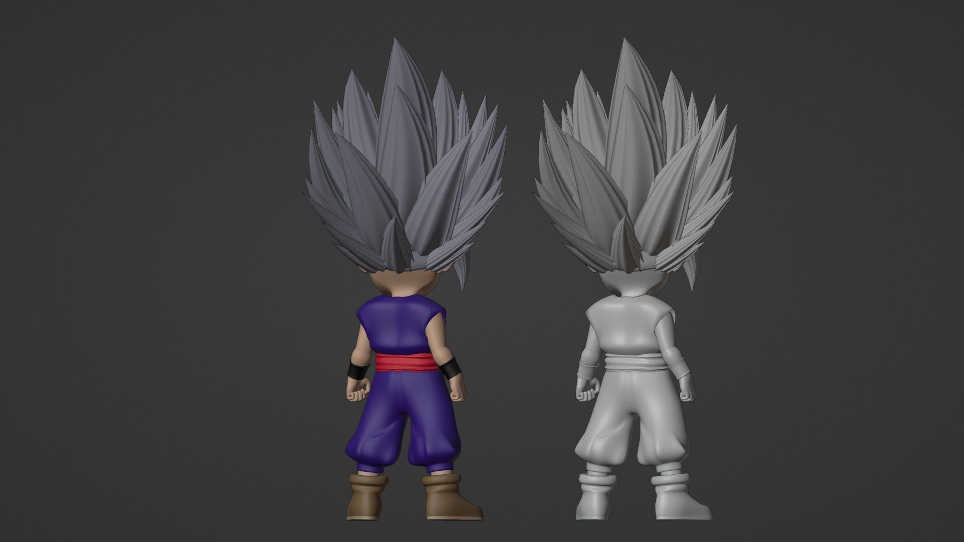 Gohan Beast SD - Dragonball Super 3D model_19