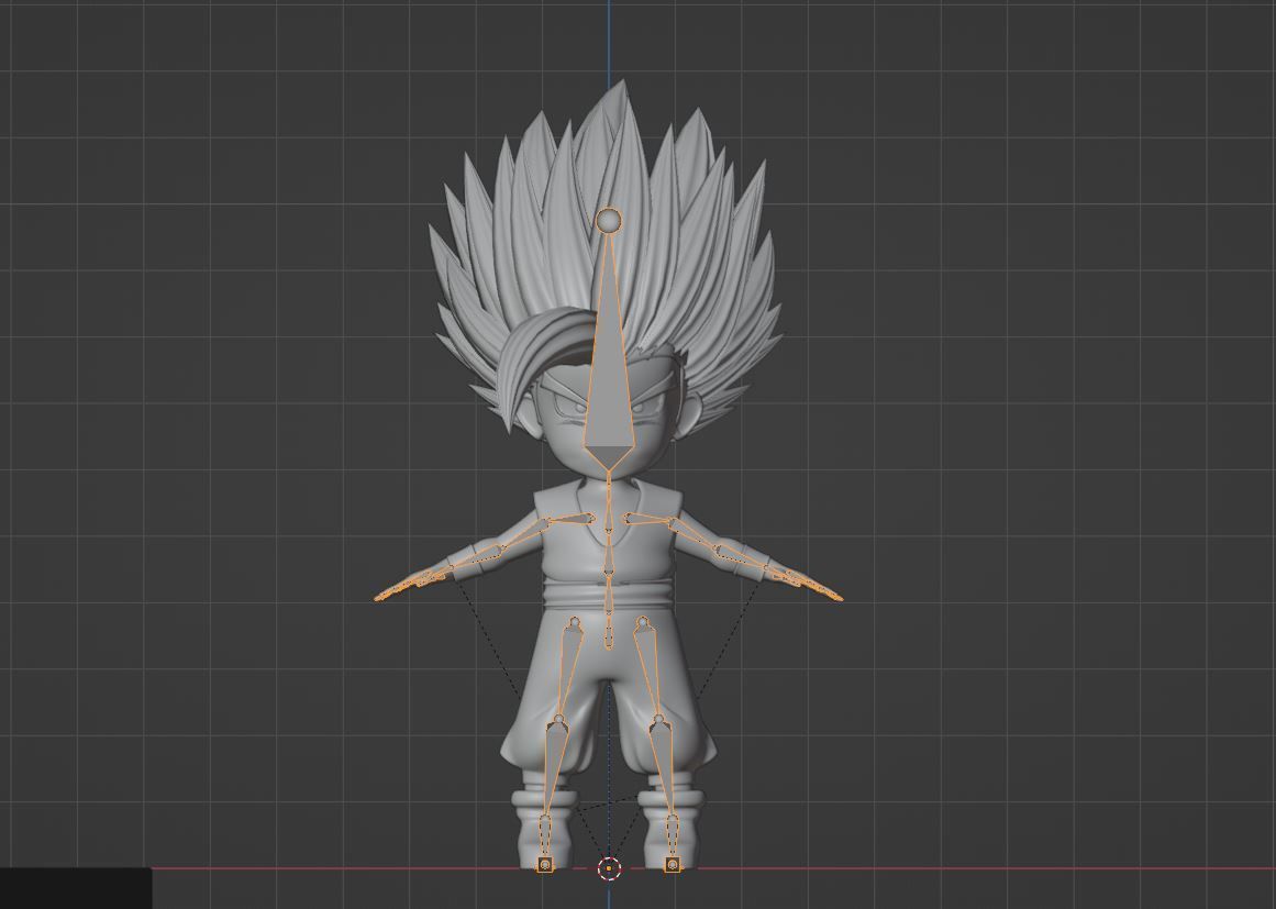 Gohan Beast SD - Dragonball Super 3D model_14