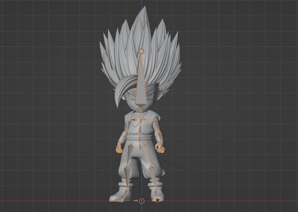 Gohan Beast SD - Dragonball Super 3D model_13