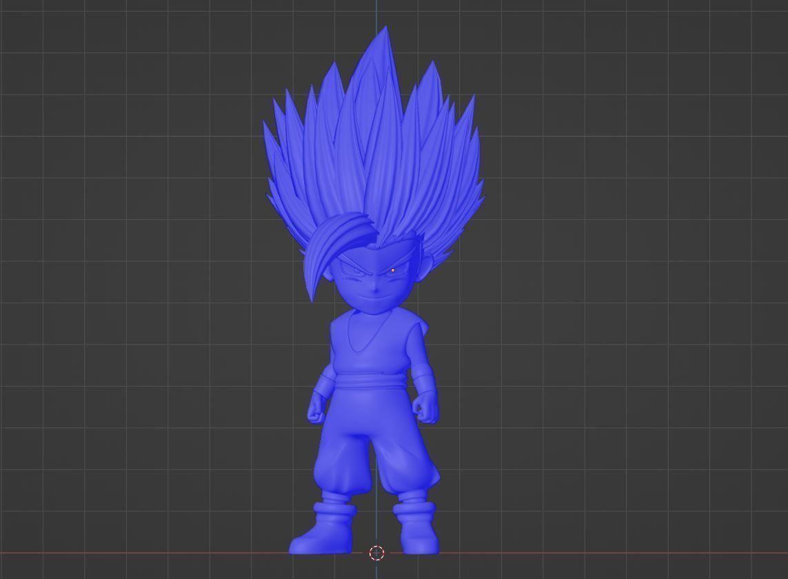 Gohan Beast SD - Dragonball Super 3D model_15