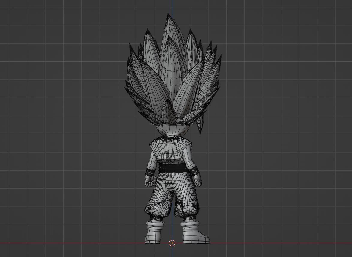 Gohan Beast SD - Dragonball Super 3D model_11