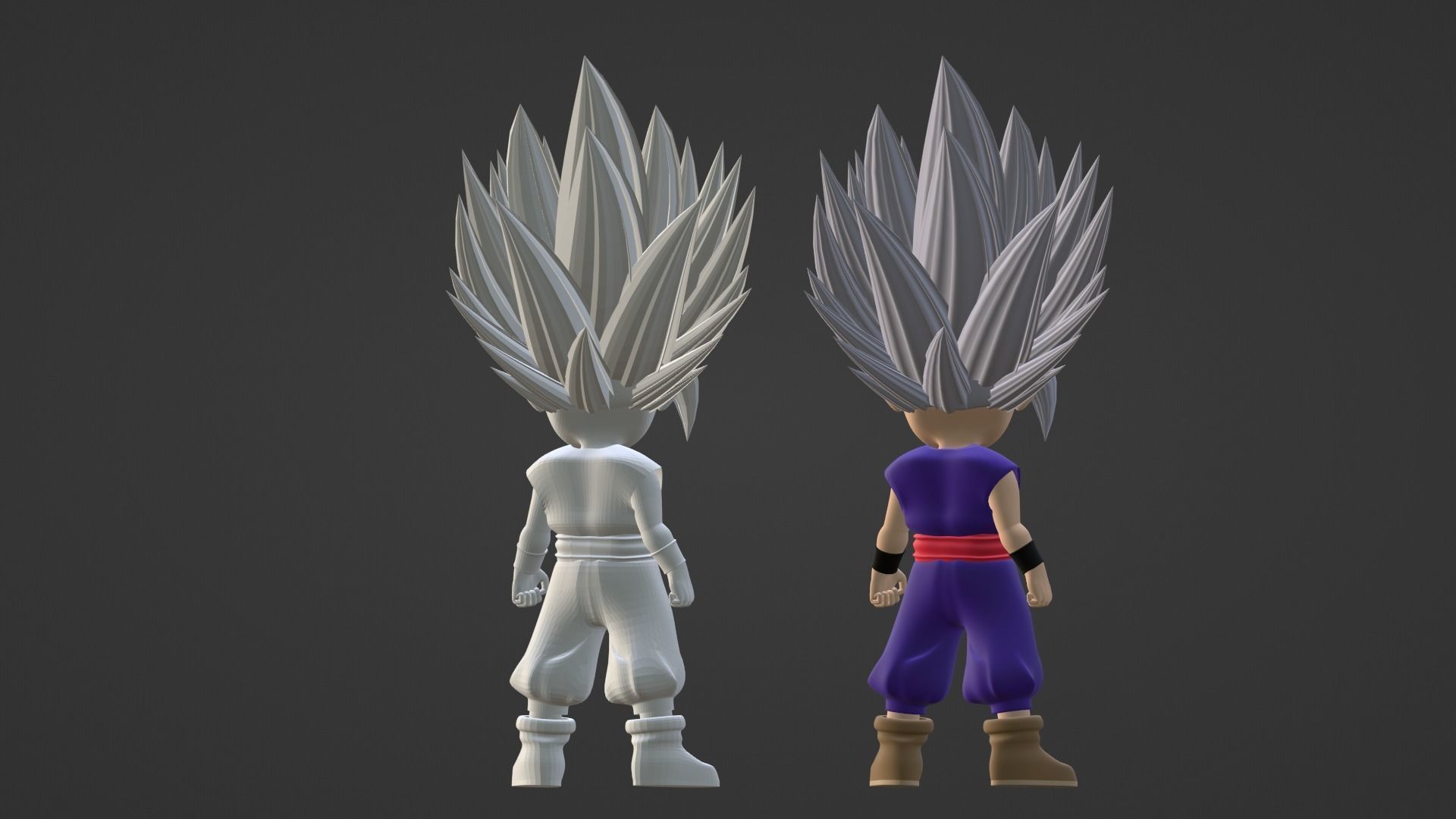 Gohan Beast SD - Dragonball Super 3D model_17