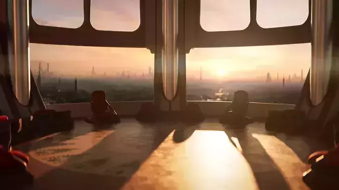 Jedi Council Chamber 3D model