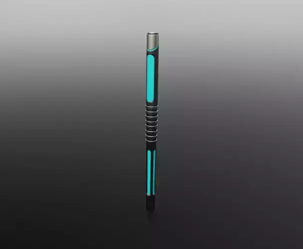 Cyberpunk Pen Low-poly 3D model