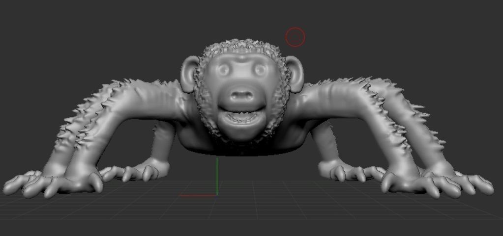 Spider Monkey 3D print model_1