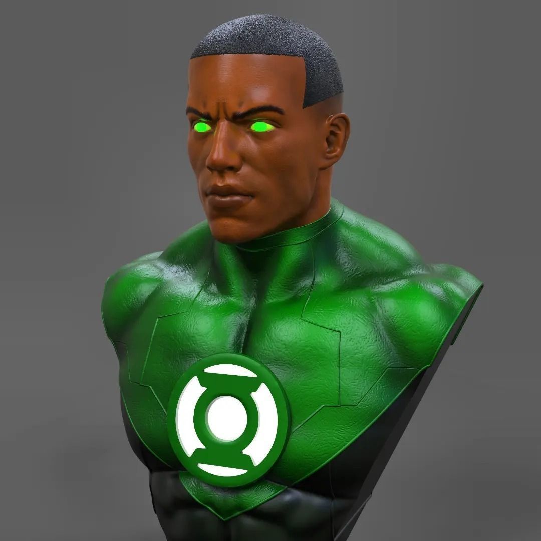 Green Lantern 3D print model_3