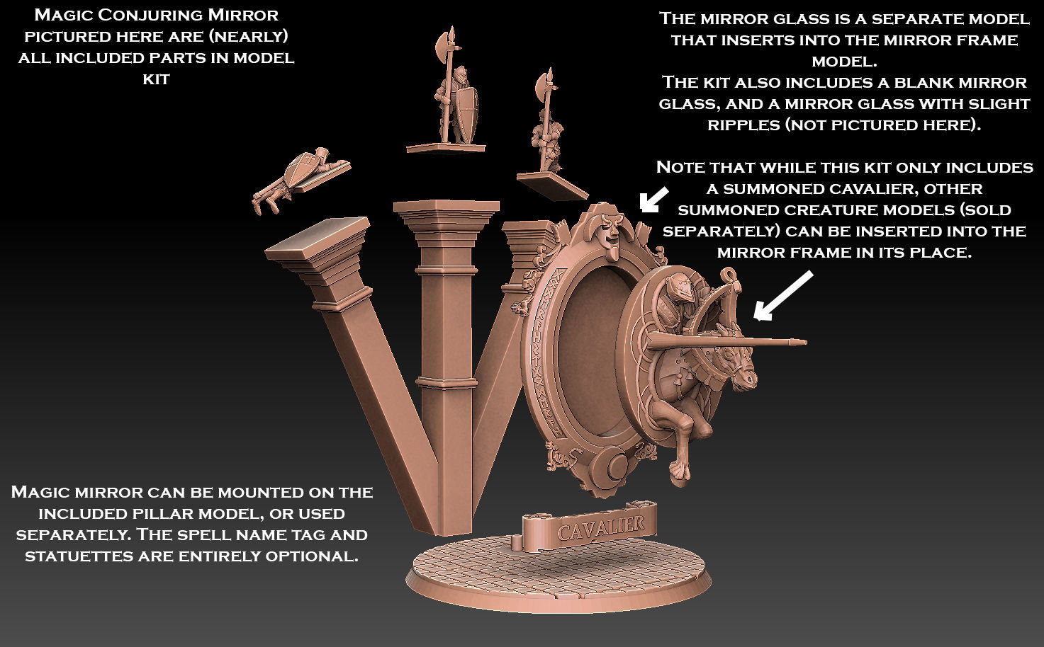 Magic Conjuring Mirror 3D print model_2