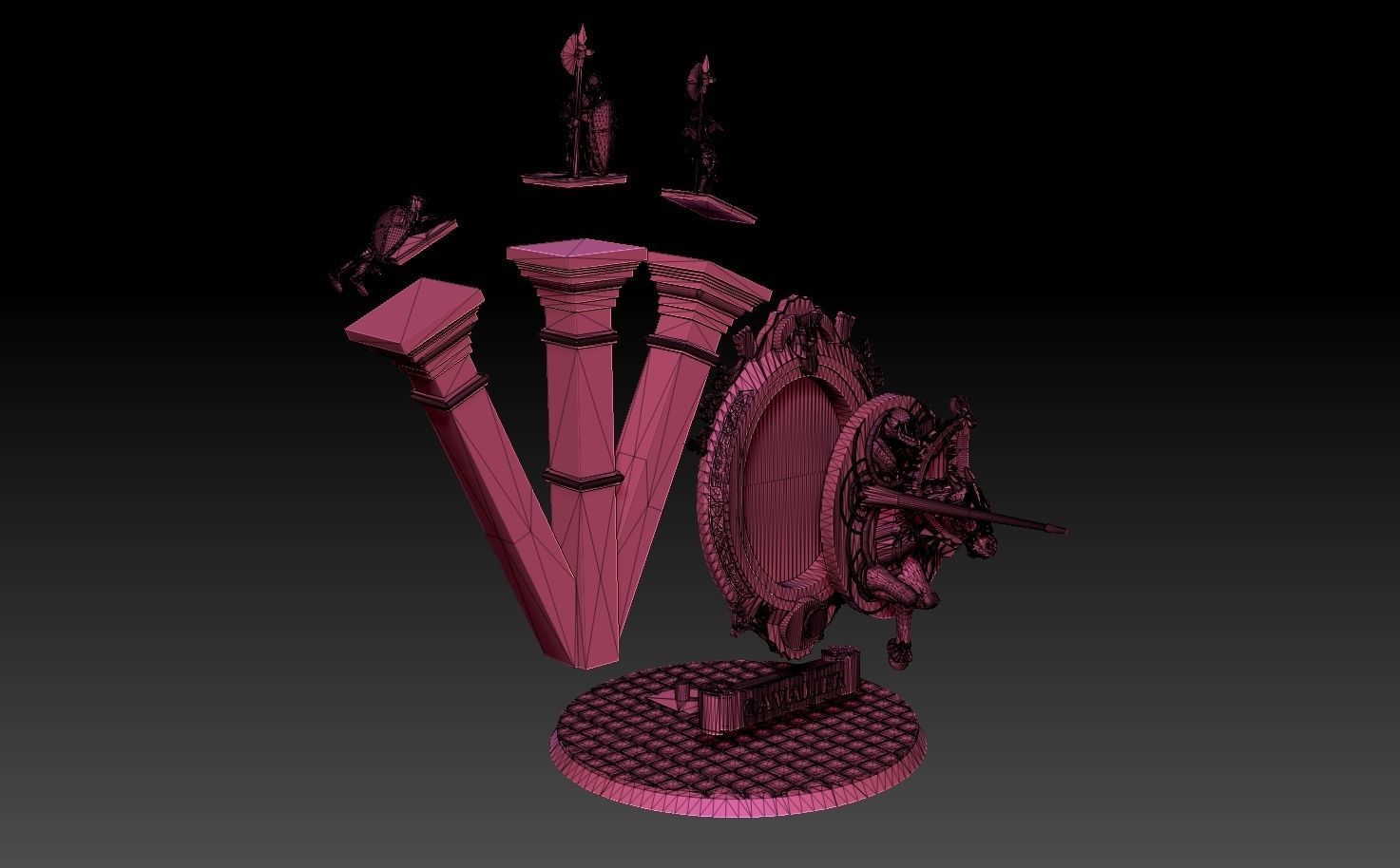 Magic Conjuring Mirror 3D print model_12