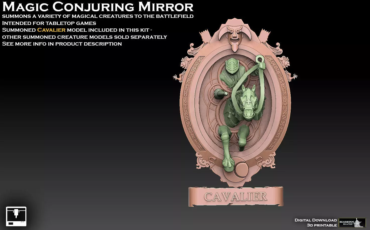 Magic Conjuring Mirror 3D print model_0