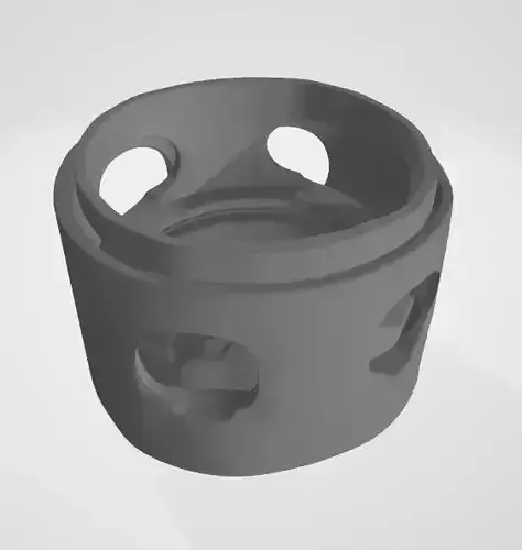 button cup with holes