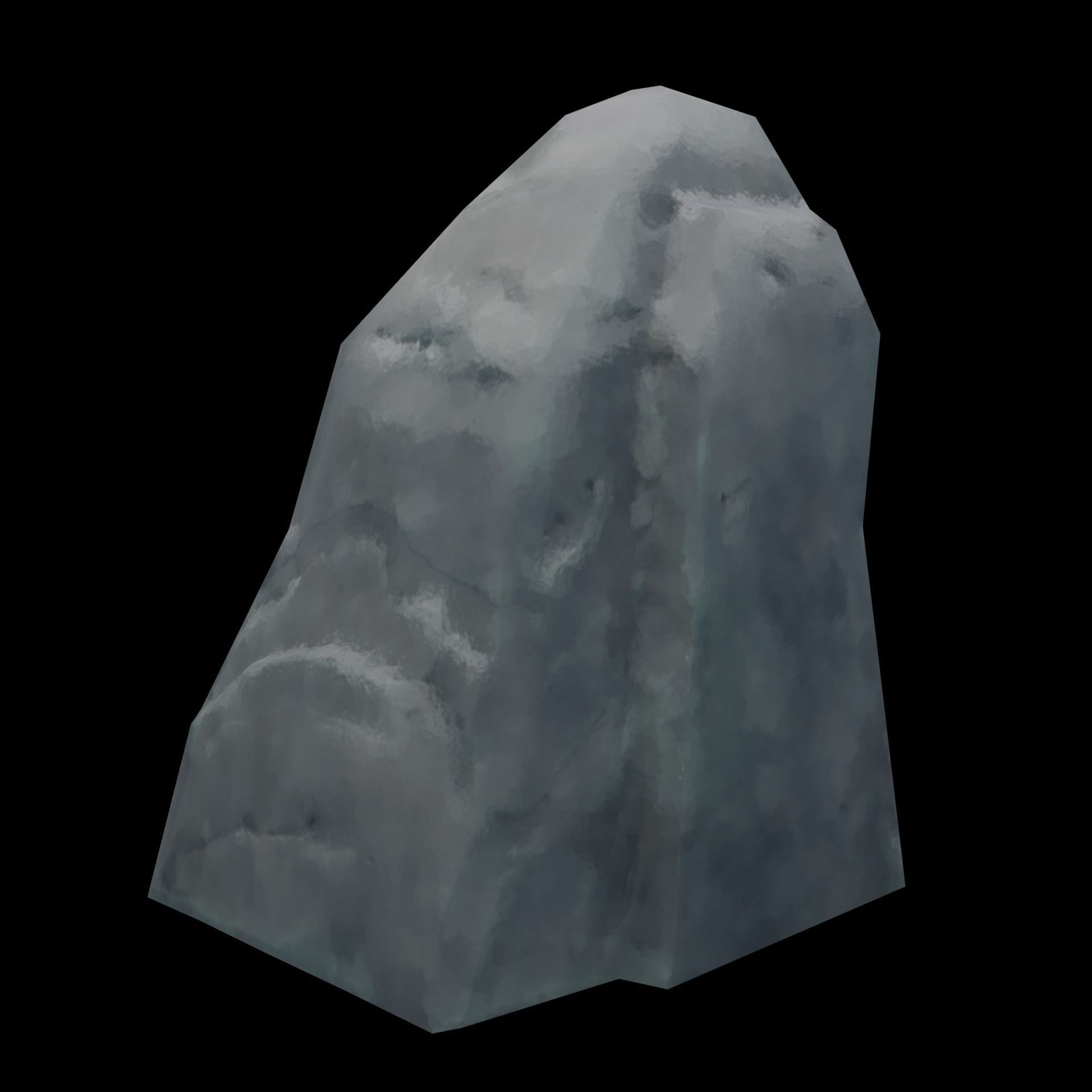 Stylized Ghibli Rocks 2 Low-poly 3D model_14