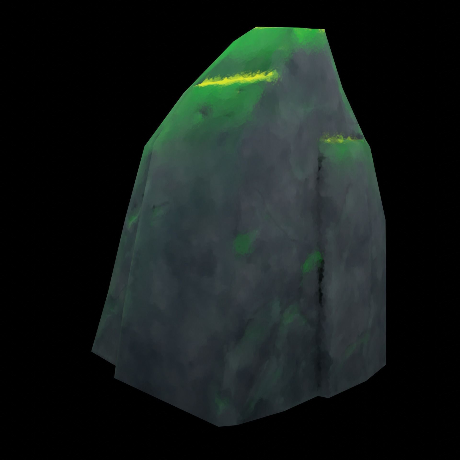 Stylized Ghibli Rocks 2 Low-poly 3D model_9