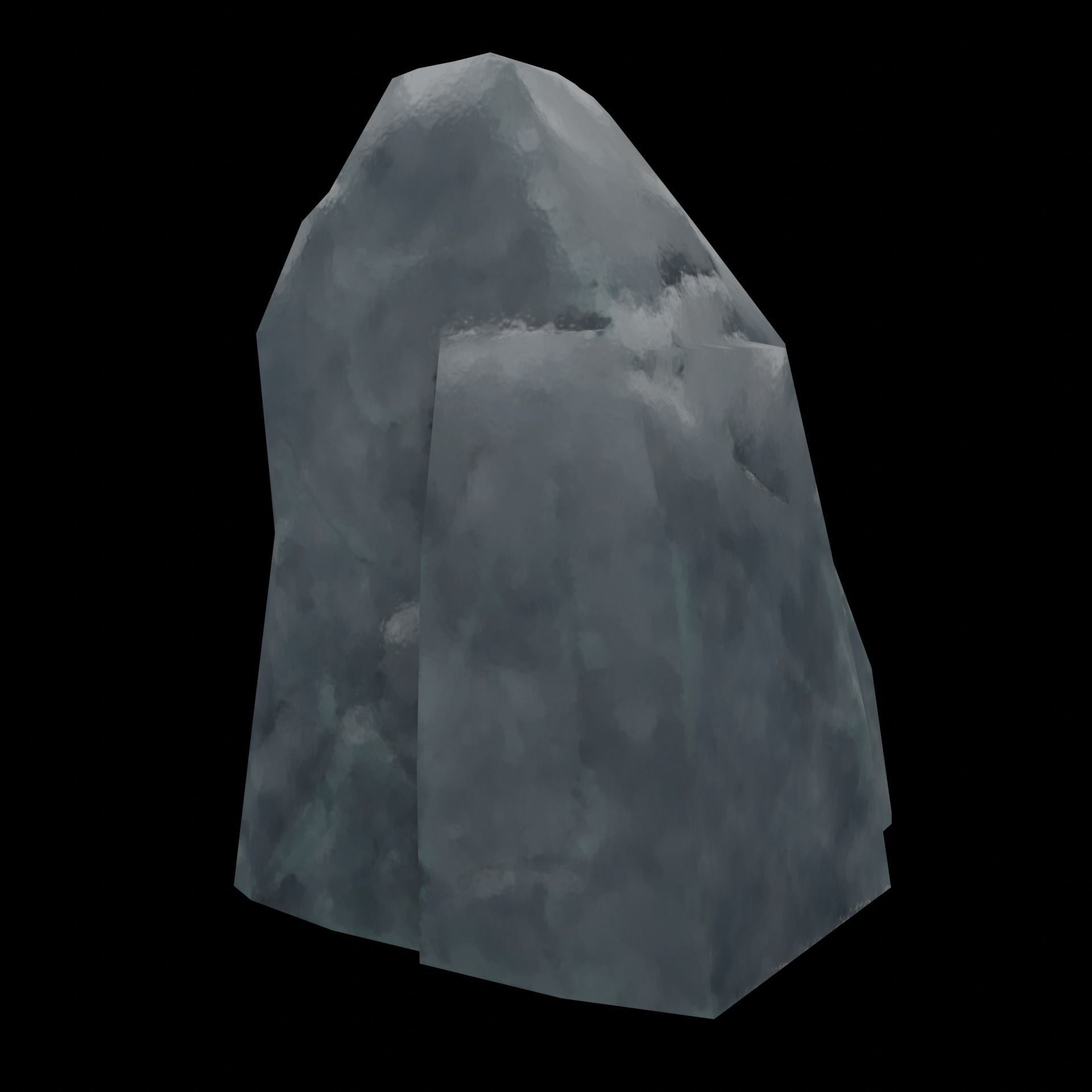 Stylized Ghibli Rocks 2 Low-poly 3D model_3